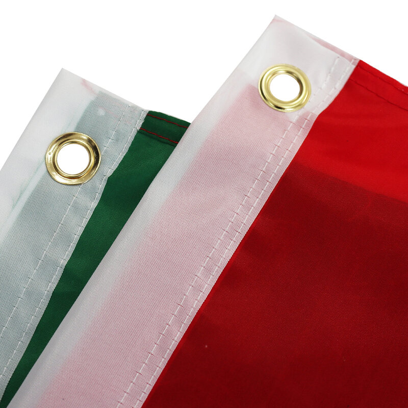 Flagnshow-banderas nacionales libias colgantes, 3x5 pies, poliéster con arandelas de latón, envío gratis para Decoración