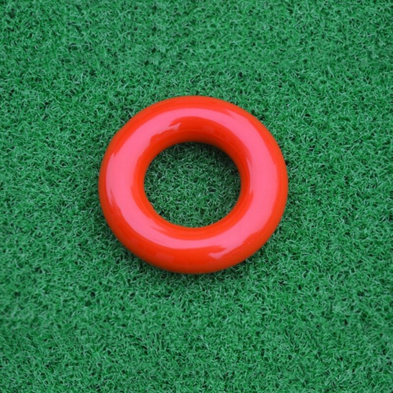 Golf Swing Weight Ring Warm Up Donut Training Aids Practice for Golf Clubs Metal Round Power Weighted Official Black Red Colors
