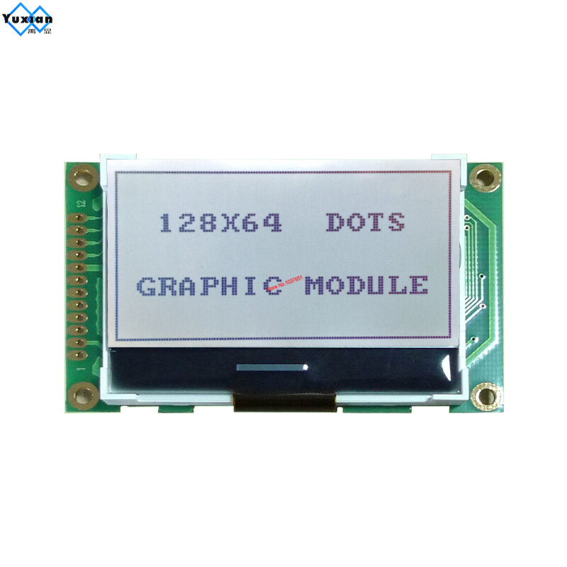 Mini écran LCD de petite taille de bonne qualité, technologie 2 ", 128x64, ST7565P, LGogene64R