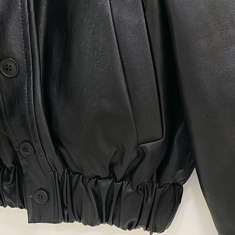 Куртка Lautaro женская короткая, непромокаемая мягкая легкая из искусственной кожи, крутая верхняя одежда с длинным рукавом, весна-осень 2022