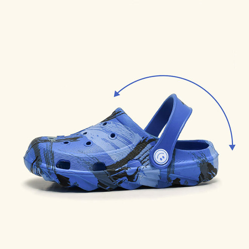 2022 nuovo Plus Size 24-40 colori firmati zoccoli per bambini scarpe da spiaggia scarpe da spiaggia estive sandali per ragazzi e ragazze