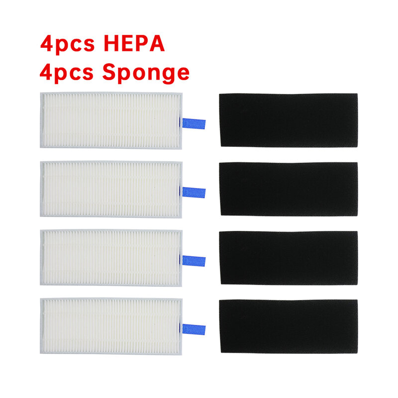 Main Brush HEPA filter for Qihoo 360 S6 Roll Brush  Side Brush Mop Cloth  Robotic Vacuum Cleaner Spare Parts Accessories