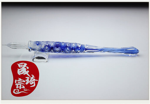 Stylo à tremper créatif en verre et cristal, fait à la main, japonais et coréen, cadeau personnalisé