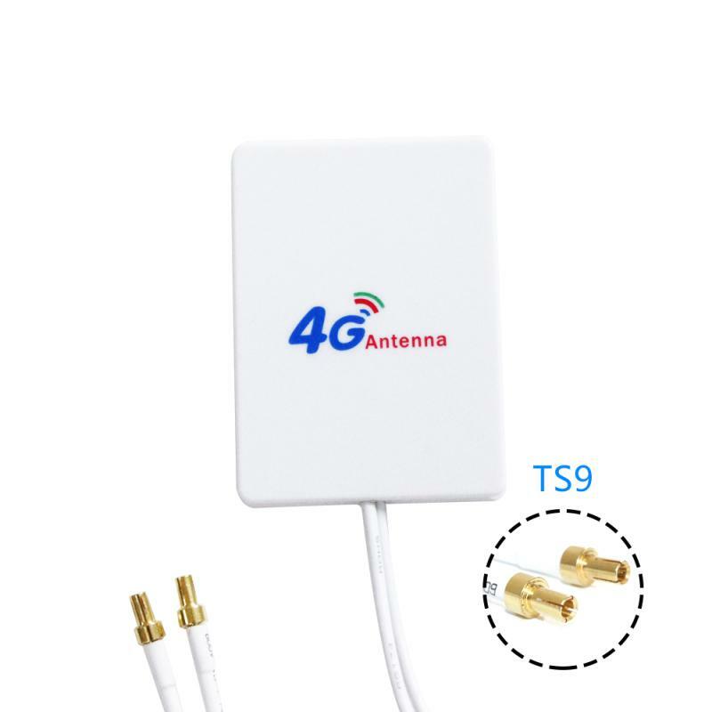 Amplificatore di segnale dell'antenna a banda larga 28dBi 4G 3G LTE 2 X TS9 per Router Mobile