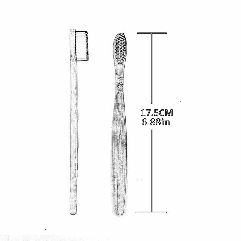 10pcs/set Natural Bamboo Toothbrush Soft Bamboo Toothbrush With Bristles Oral Care Toothbrush For Teeth Care