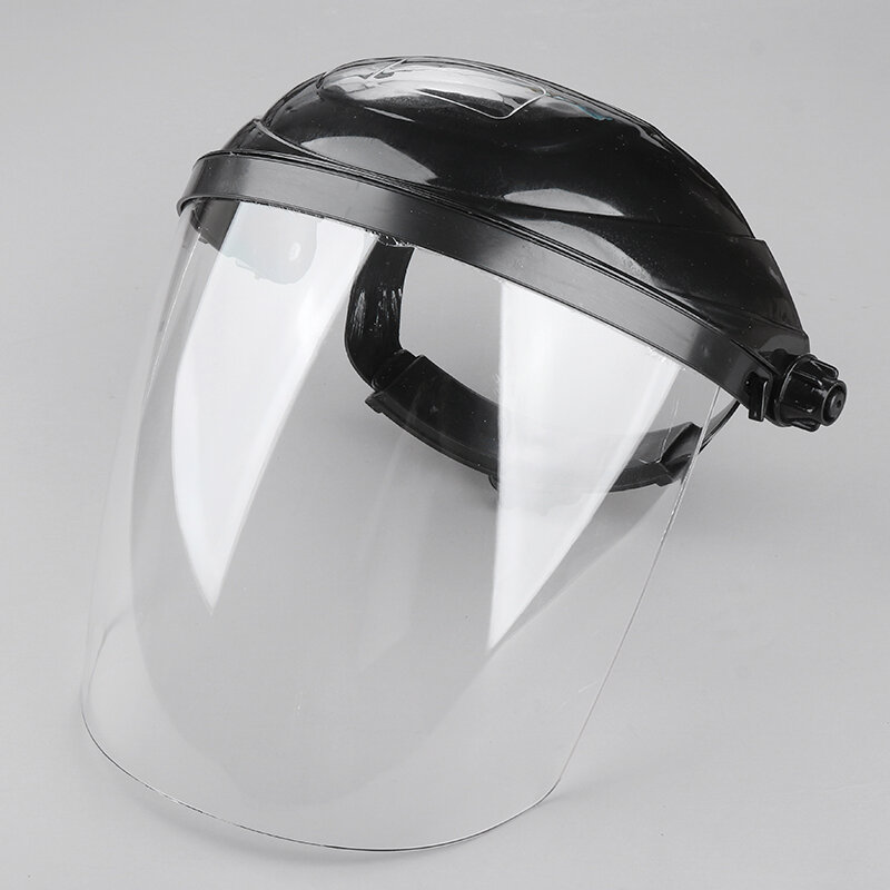 Capacete anti-choque com viseira ajustável, 1 peça, para soldar, ciclismo, cozinha, viseira facial completa