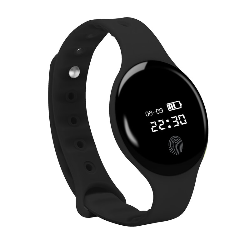 H8-pulseira inteligente com tela oled, monitor de frequência cardíaca, monitoramento fitness, com touchpad, para android e ios