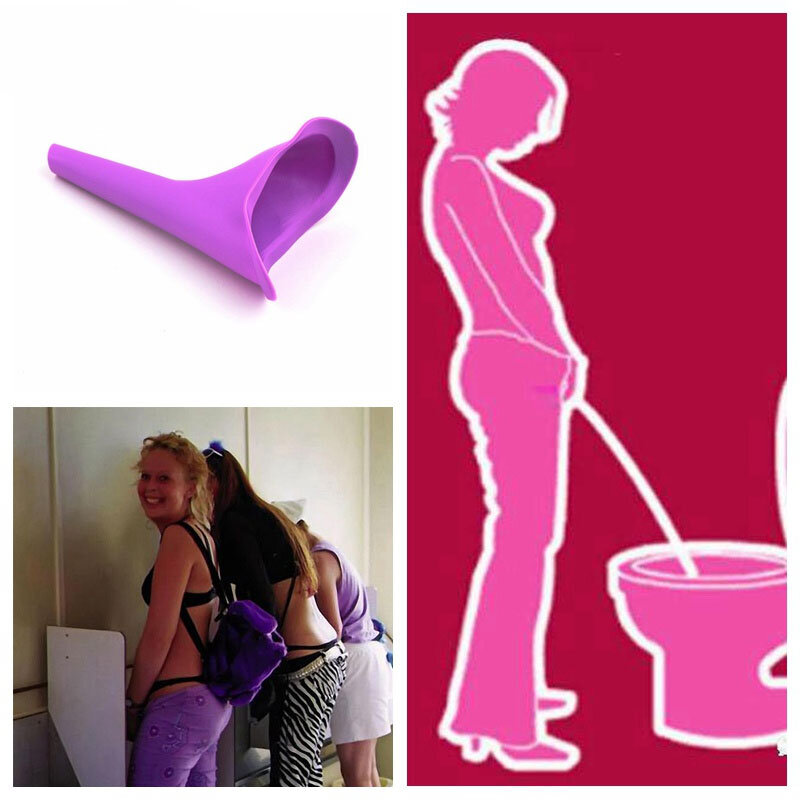 1Pc Outdoor Edc Plassen Silicagel Wc Urine Device Portable Vrouw Vrouwen Camping Travel Stand Up & Pee Urinoir wc