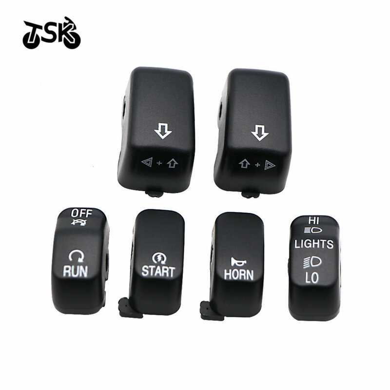 For VRSC 1996 - 2013 Sportster Road King 1996 – 2010 Dyna Softail  switch button buckle 6-piece