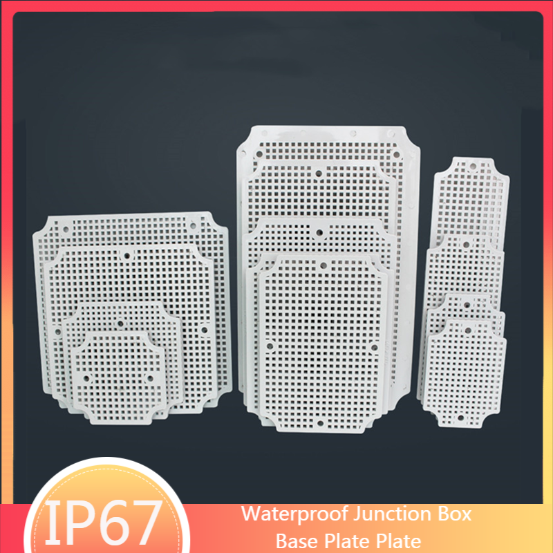 Ip67 à prova dip67 água caixa de junção placa de base placa de monitoramento ao ar livre à prova dip67 água base fixa abs base de montagem favo mel