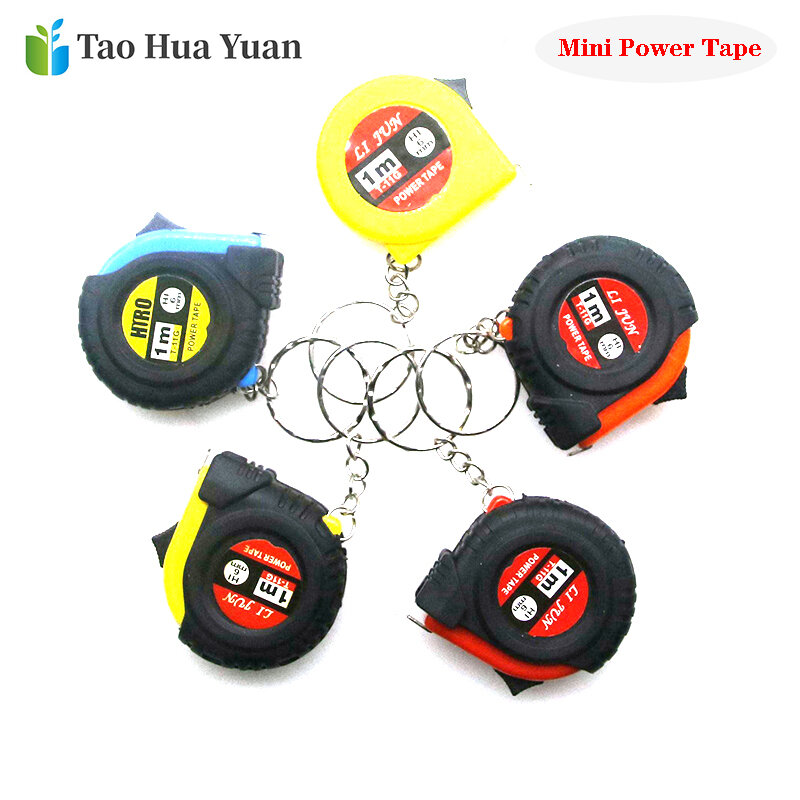Mini Power Tape Measure Keychain, Régua De Puxação Universal, Medidor De Medição Retrátil Métrica, Inch Tailor Tool A
