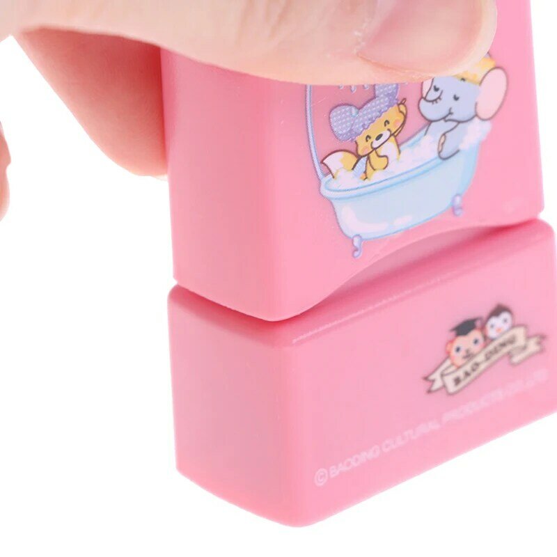 Baby Name Stamp DIY For children Name Seal student clothes chapter Not Easy To Fade Security Name Stamp Carve patterns yourself