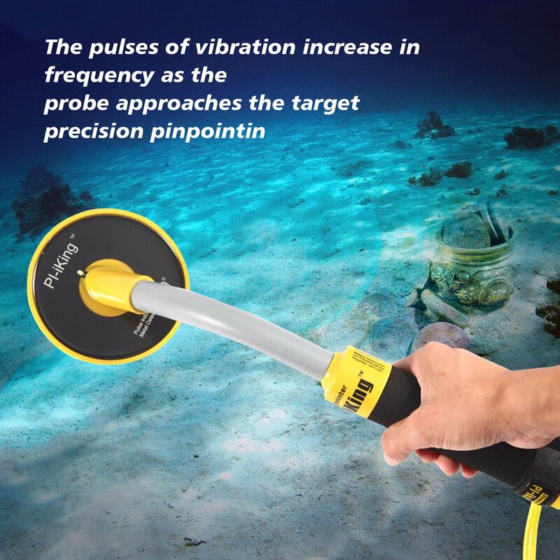 PI-iking 750 Metall Detektor 30m Wasserdichte Unterwasser Metall Detektor Hohe Empfindlichkeit Puls Induktion Hand Pinpointer