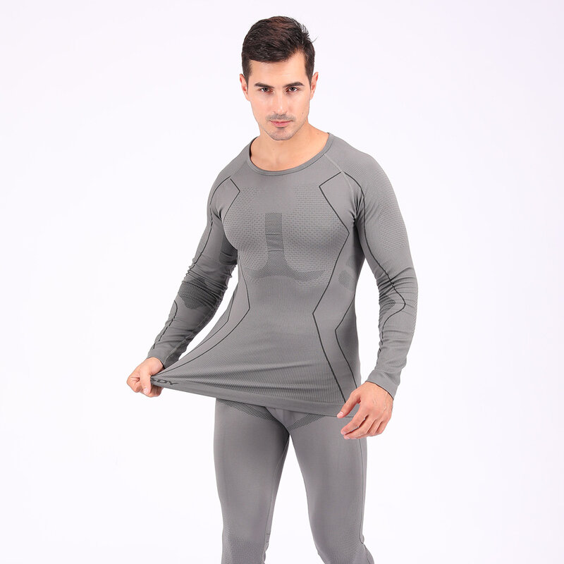 Johns – ensemble de sous-vêtements thermiques pour homme, sous-vêtements en molleton à Compression, Sweat-shirt à séchage rapide, Sexy, Fitness