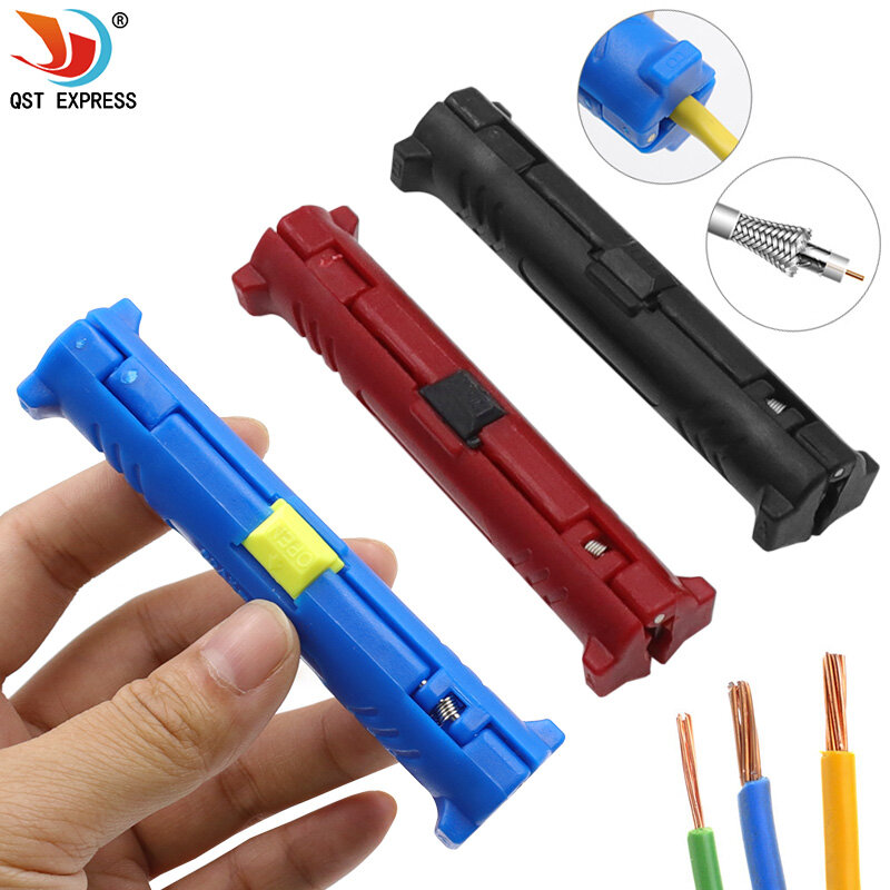 Multi-Function Fio Elétrico Stripper Pen, Cord Wire Pen Cutter, Rotary Cortador Coaxial, Máquina de decapagem, Alicate Ferramenta