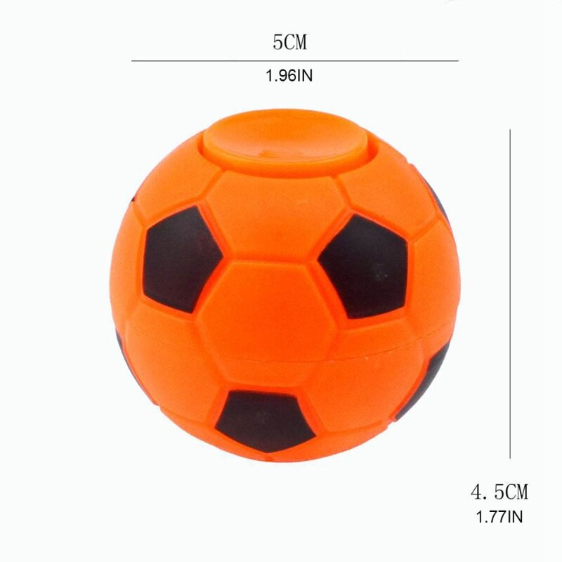 2 ''Anti-kecemasan Sepak Bola Kreatif Mainan Gelisah 3D Bola Ventilasi untuk Menambahkan Terapi OCD H055