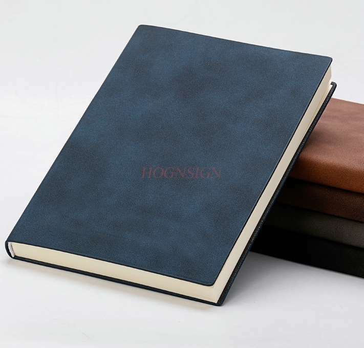 Cuaderno de papelería A5, libro de negocios, piel de oveja gruesa, Bloc de notas, diario Retro creativo
