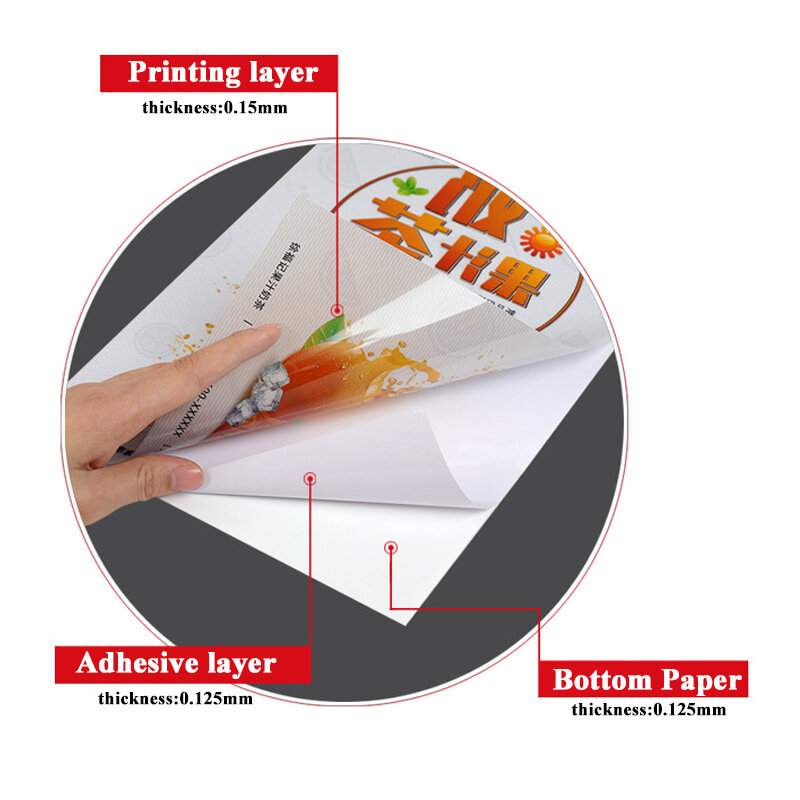 A4 Huisdier Kristal Fotopapier Hoogglans Zelfklevend Terug Lijm Sticker 20 Vellen Inkjetprinting Bus Kaart