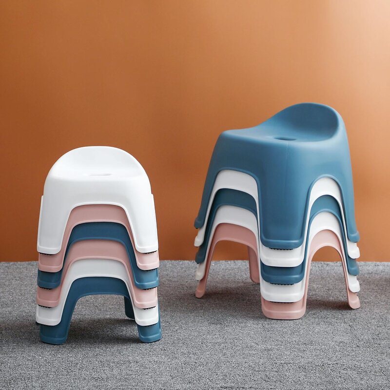 Zagęścić dziecko dzieci stołek plastikowe oparcie stołek salon antypoślizgowa zmiana ławka do butów przedszkole dzieci dziecko badania stołek