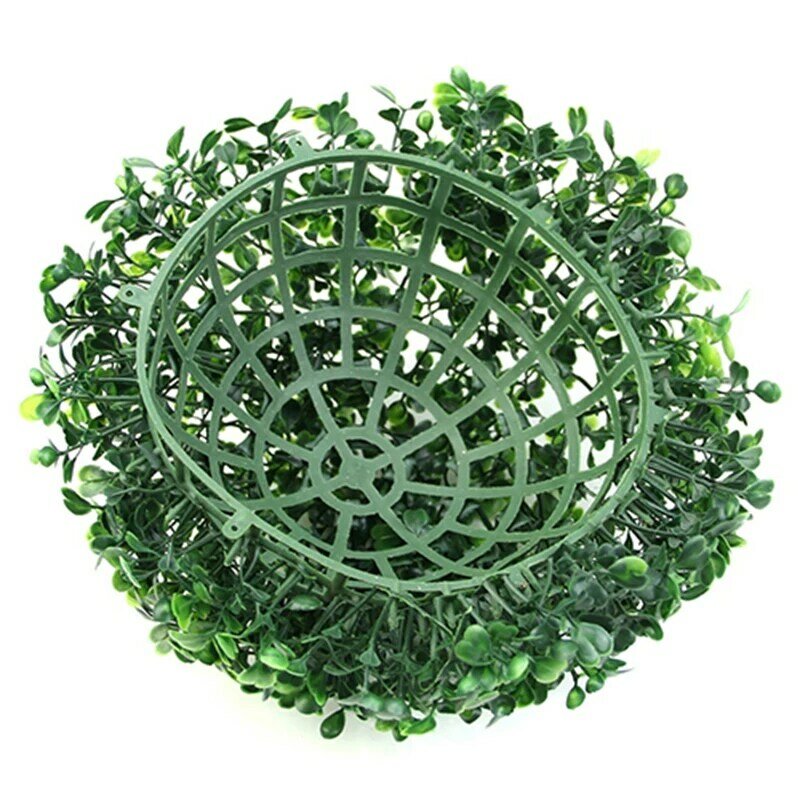 Bola de Planta Artificial para decoración del hogar, boj de árbol topiario, al aire libre, boda, fiesta, suelo, hierba falsa, 1 unidad