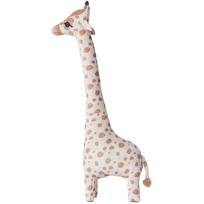 40cm 67cm Big Size Simulation Giraffe Plush Toy Soft Stuffed Animal Giraffe Sleeping Doll Toy For Boy Girl Birthday Gift Kid Toy