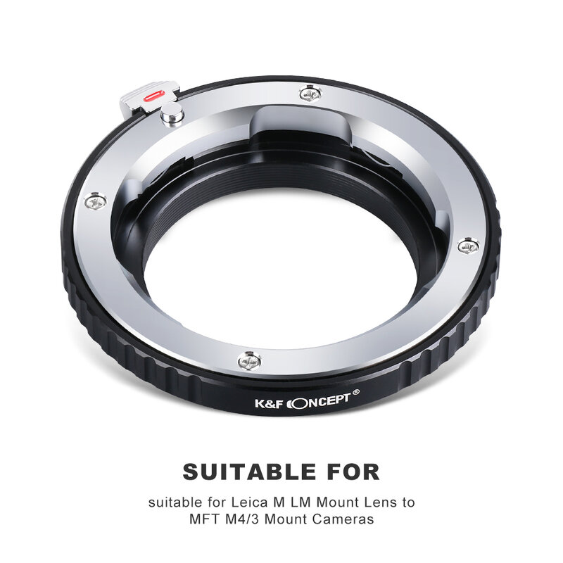 K & F Concept 렌즈 마운트 어댑터 Leica M 렌즈 마이크로 4/3 M4/3 M43 마운트 어댑터 GX1 GX1 EP3 OM-D E-M5 무료 배송
