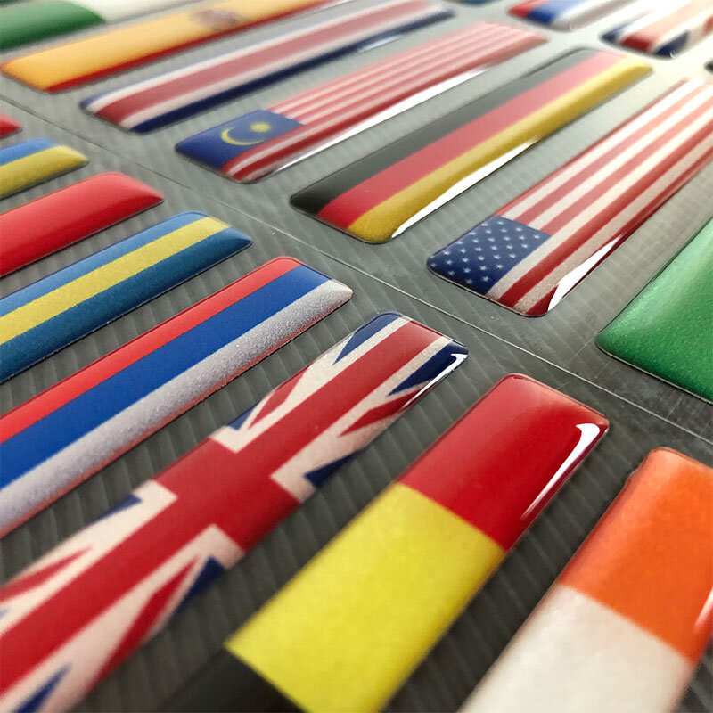 3D Reflektierende Nationalen Flagge Aufkleber Motorrad Zubehör Auto Aufkleber Britischen Italien USA Frankreich Russland Spanien Brasilien Chile ukraine