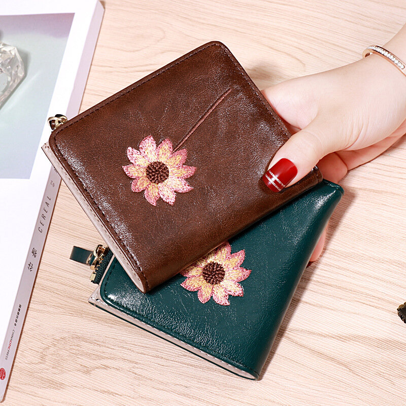여성용 가죽 슬림 지갑, 럭셔리 브랜드 지갑, 소형 지갑, 탑 셀러 디자이너 지갑, Moda Mujer 2022