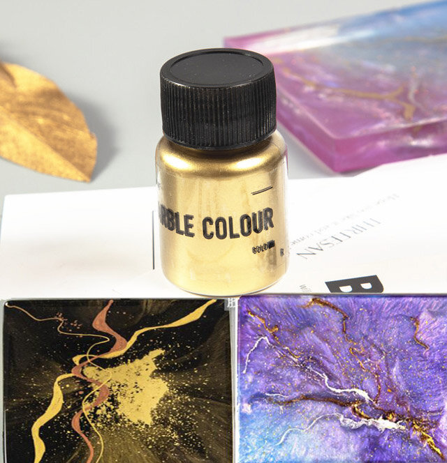 Pigment nacré métallique, 6 couleurs, bricolage Colorant métallique, Colorant UV, matériau époxy, perles, résine époxy, fabrication de bijoux