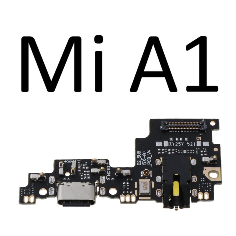 แท่นชาร์จแบตเตอรี่ USB ชาร์จพอร์ต Flex สายสำหรับ Mi A2 Lite A1 A3