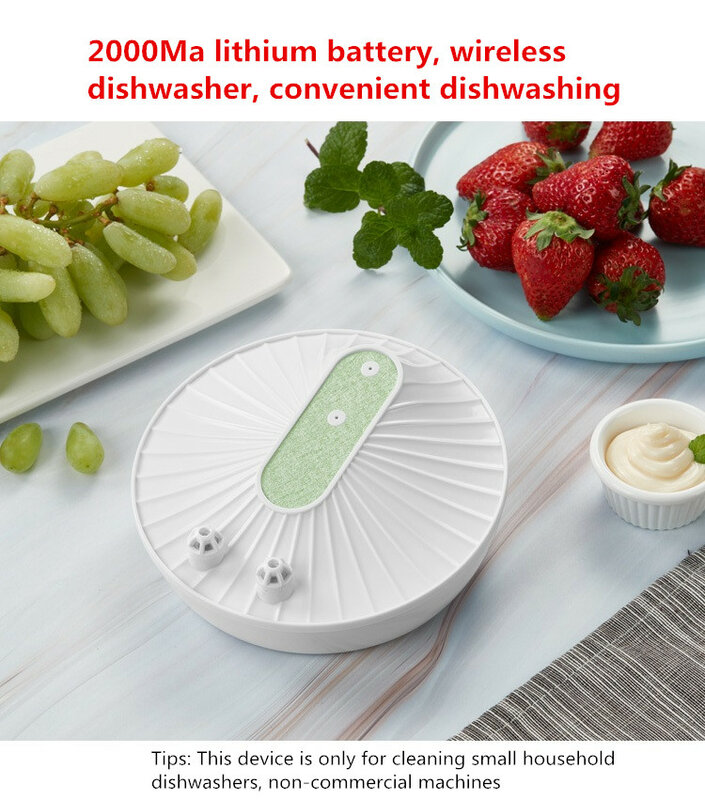 Mini lavavajillas ultrasónico portátil, multiplato eléctrico automático, lavadora de frutas y verduras, hogar