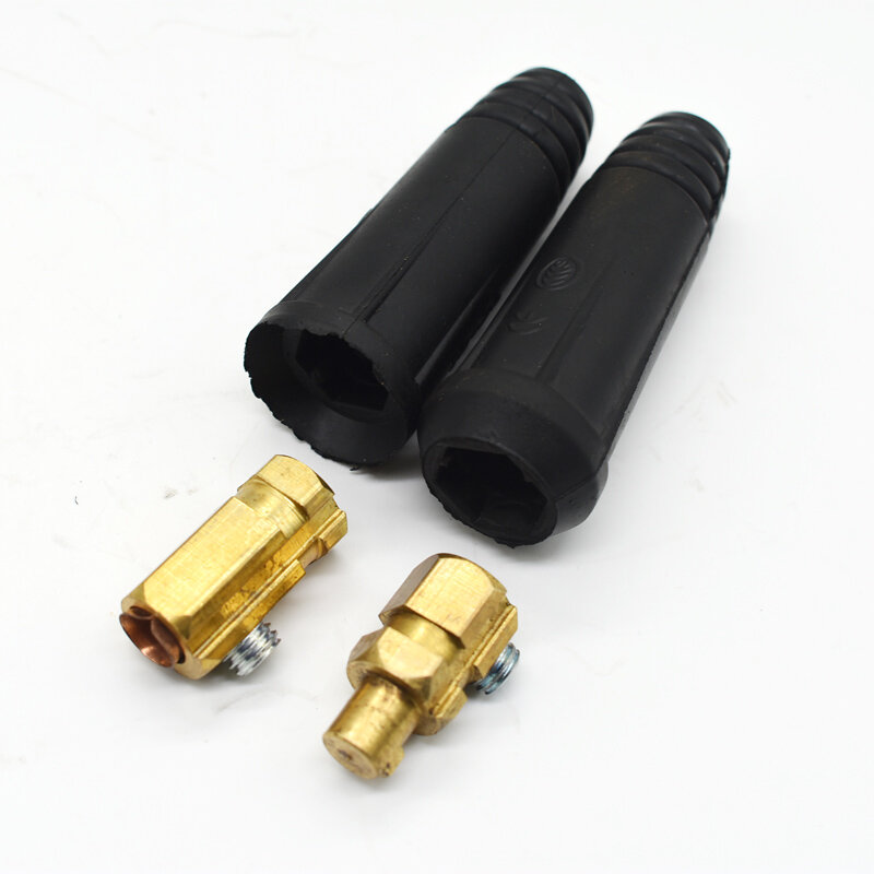 10-25mm europejski spawarka elektryczna szybkie złącza złącze kabla-Plug 200Amp DKJ10-252 2 sztuk na zestawy