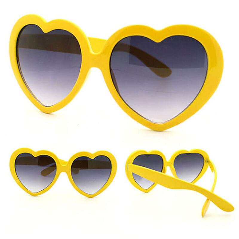 ユーモラスな愛の形をしたサングラス,ハート型のサングラス,夏のファッション,男性へのギフト