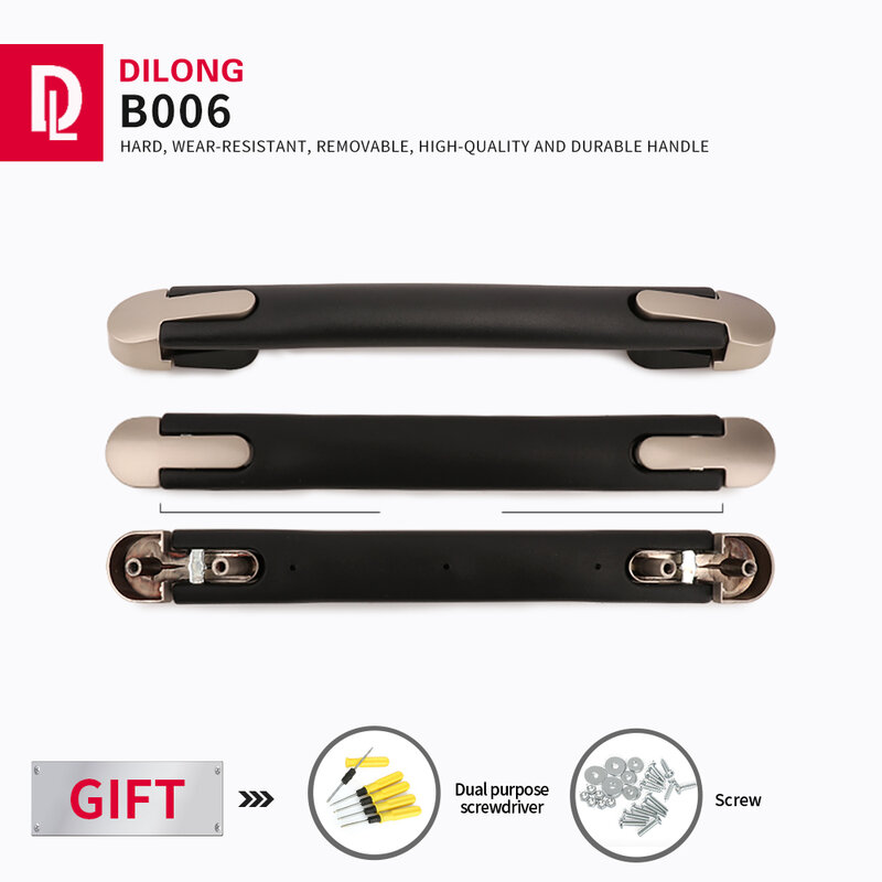 DILONG B006 Factory sales handles for suitcases luggage trolley case accessories replacement plastic soft handle