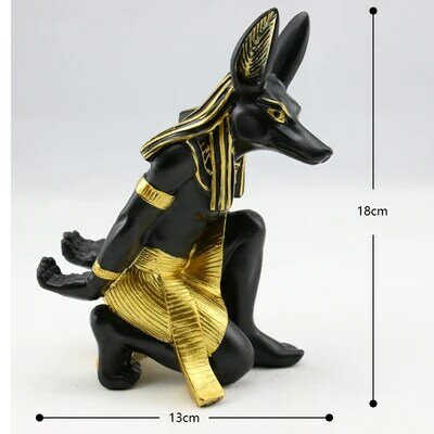 Portavelas Anubis God para vino, decoración de candelabro, gato, Dios esfinge, Antiguo Egipto, Bar