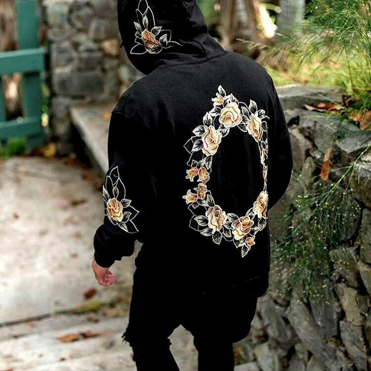 2020 sudadera para Hombre Sudaderas con capucha de Cachemira estampado flor camisa Hip Hop Sudadera con capucha para niño joven streetwear abrigo de otoño