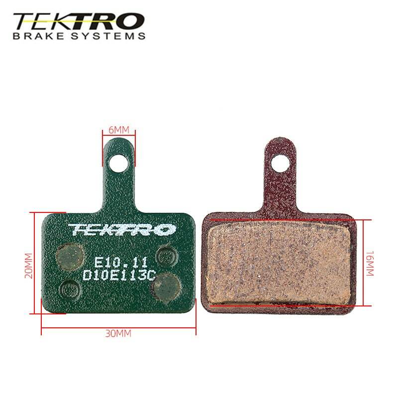 TEKTRO E10.11 Disc Brake Pads MTB Brake Pads Mountain Road Foldable Bicycle For MT200/M355//M395/M415/M285/M286/M280