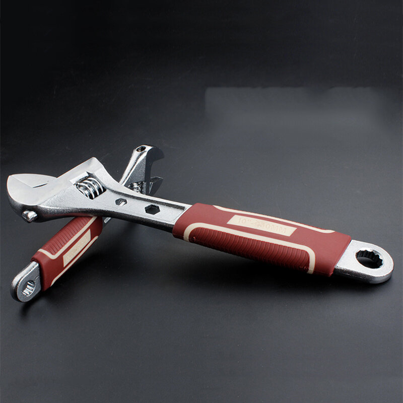 Free ship! High quality professional Adjustable Screw Disassemble Wrench Nuts Spanner Portable Repair Key Hand Tools
