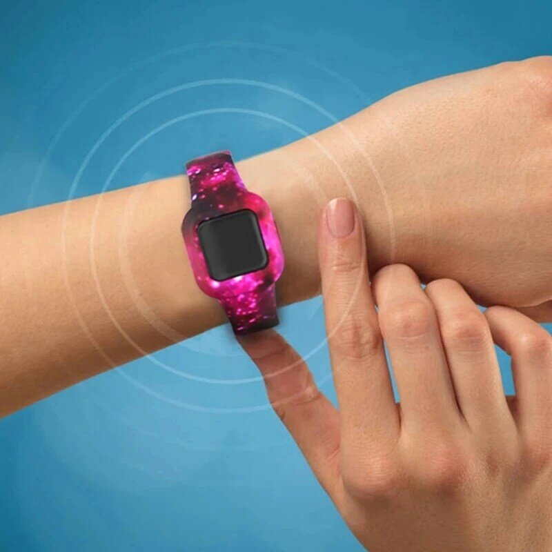 นาฬิกาซิลิโคนอ่อนสำหรับGarmin Fit JR 3สายรัดเด็กสายรัดข้อมือสำหรับGarmin Vivofit JR3สายรัดข้อมือband