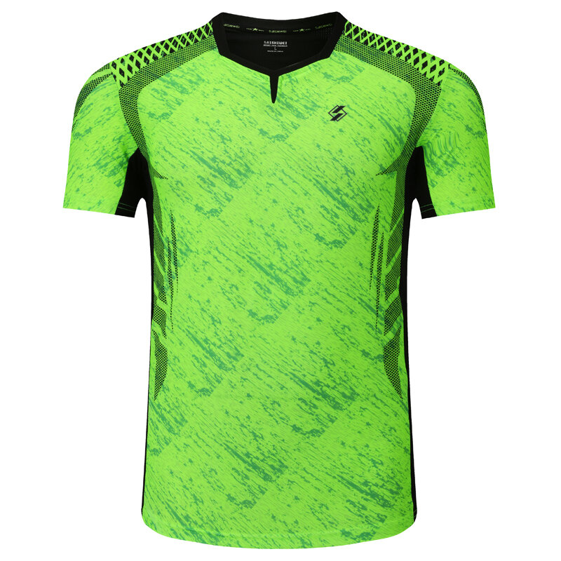 Camiseta de tenis para hombre y mujer, camisetas cortas de bádminton para niñas, ropa de tenis de mesa juvenil, Kit de ropa deportiva de pimpón