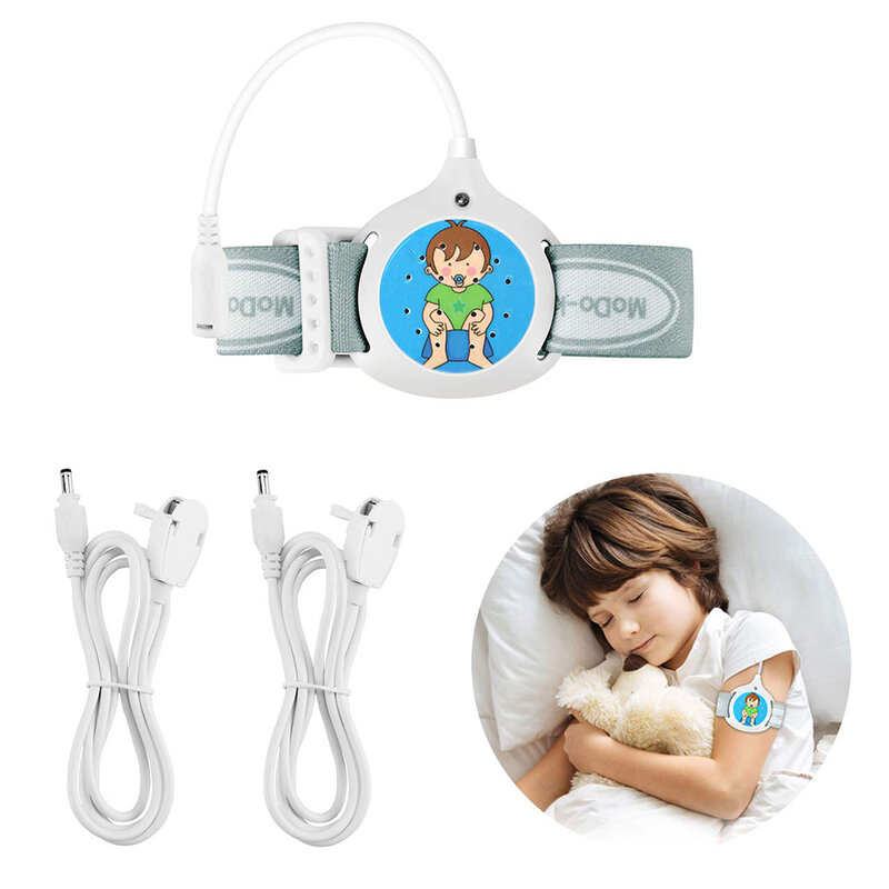 MoDo-King Best Bed Wetting Alarm สำหรับเด็ก Enuresis จอภาพ Incontinence Aids Enuresis Treatment รวมแบตเตอรี่ AG