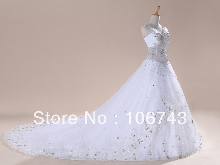 Женское свадебное платье со шлейфом, белое платье со шлейфом, украшенное бисером, лето 2021