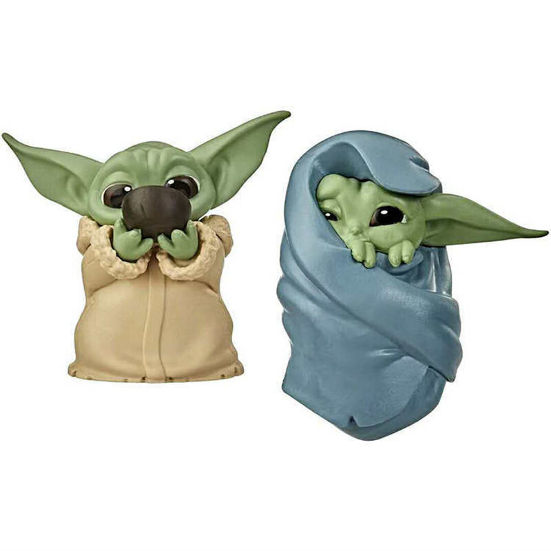 6 pz/set Star Wars Baby Yoda Collection Action Figure Model Dolls Hot Toys regalo di natale di capodanno per bambini bambini