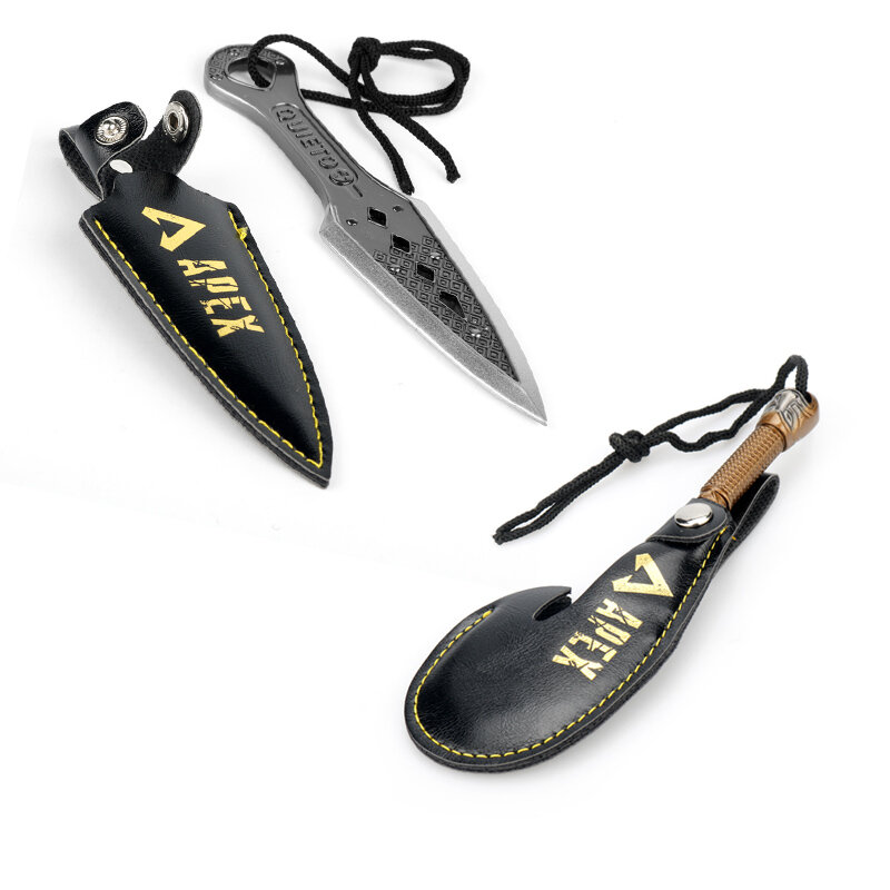 Quieto bataille Royale hommes jeu Apex légendes porte-clés mauvais esprit poignard couteau porte-clés Cool arme modèle Fans cadeaux livraison directe