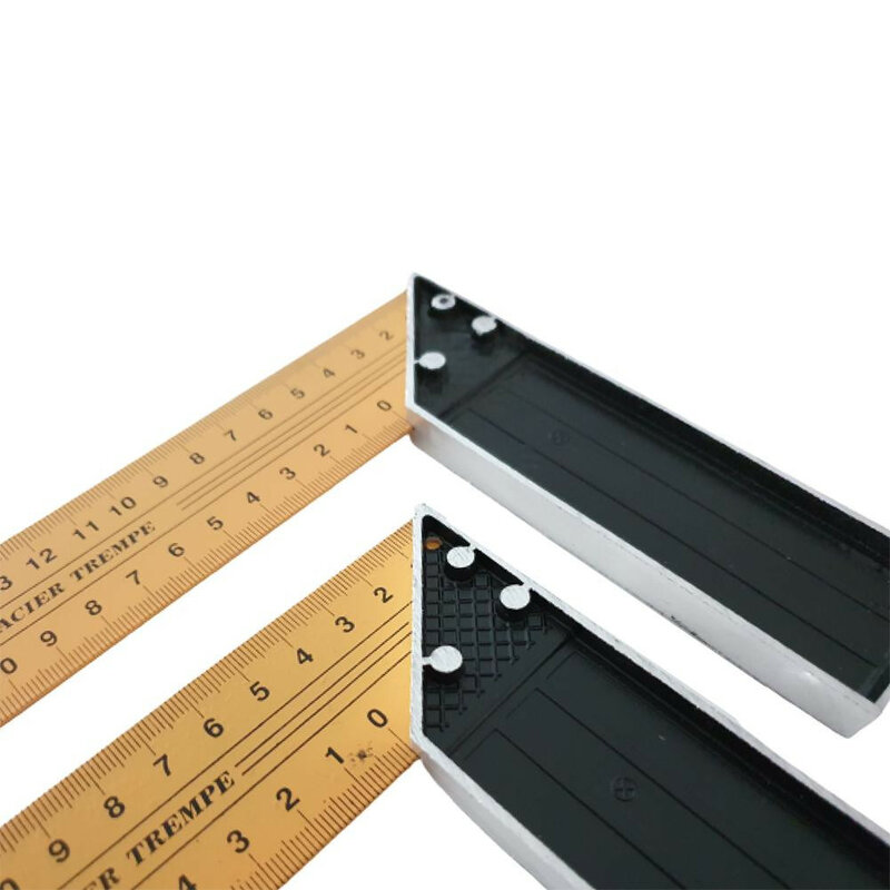 ステンレス鋼l-正方形のアングル定規、90度角度、250mm、350mm、大工測定ツール
