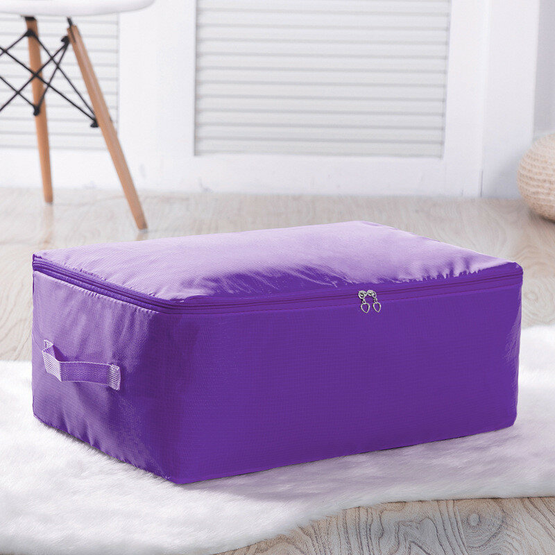 Oxford Cloth Quilt Storage Bag Quilt Clothing Finishing Storage Bag Heavy Clothes Storage bag Save Space Large Capacity 13 Color