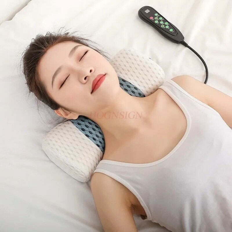 Pescoço tração cervical aquecimento elétrico vértebra travesseiro cervical vértebra especial adulto cuidados de saúde travesseiro