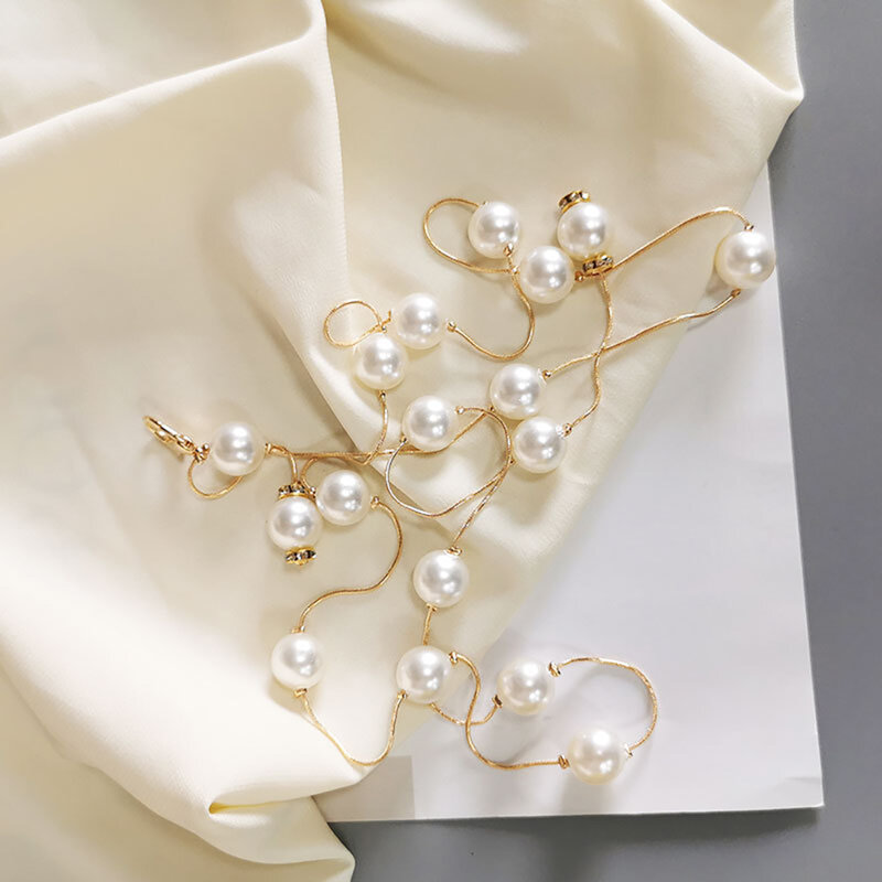 Molans-cinturón de novia con diamantes de imitación para mujer, cinturón de perlas, cinturón de vestido de novia para mujer, faja nupcial, pretina de moda, nuevo