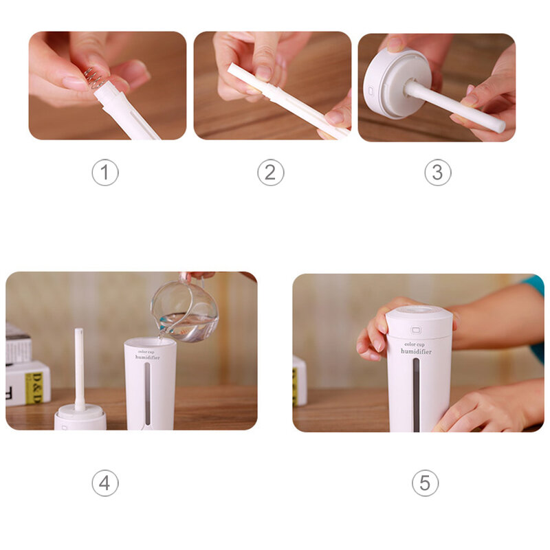 10 Pieces Air Humidifier Cotton Filter Humidifier Replacement Filter Sticks Cotton Swab Core Cotton Filter Sticks