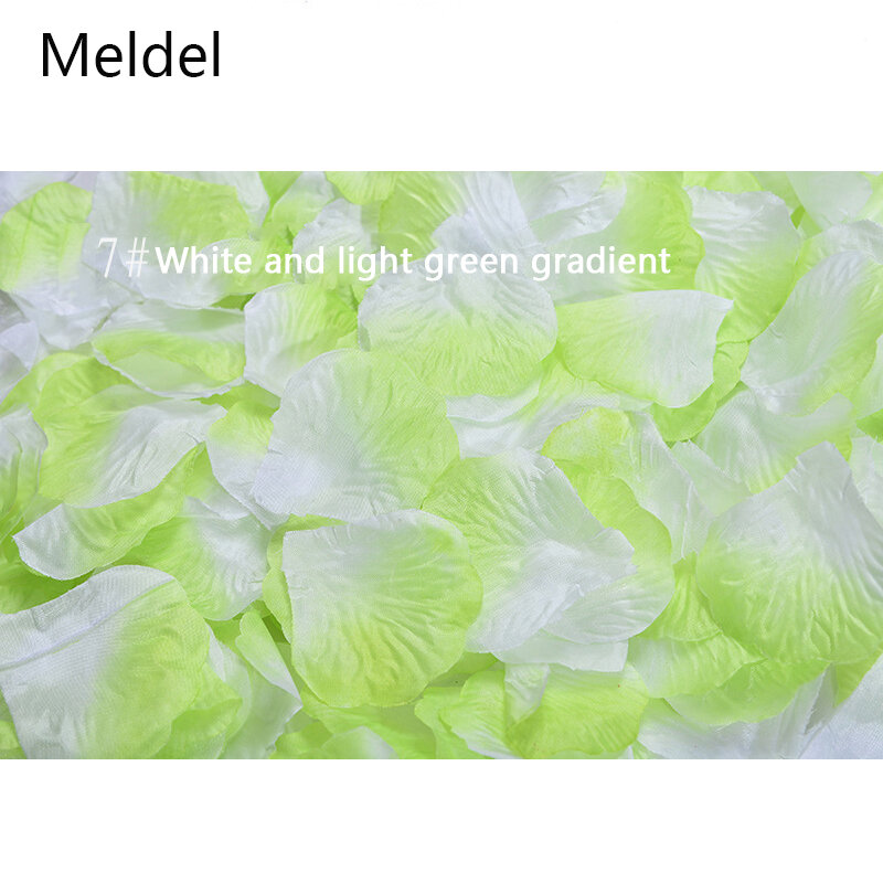 Cloth Simulation Petals Wedding Flower Girl Rose Petals Wedding Decoration Gradient Rose Petals  100 Pieces per Package